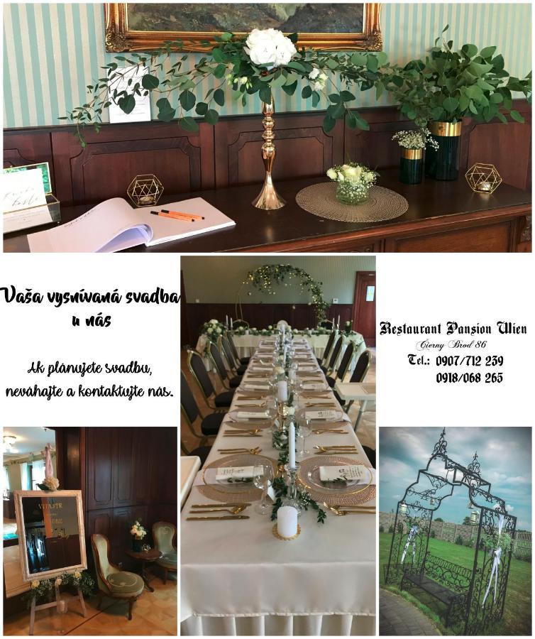 Restaurant Pansion Wien Cierny Brod Ngoại thất bức ảnh