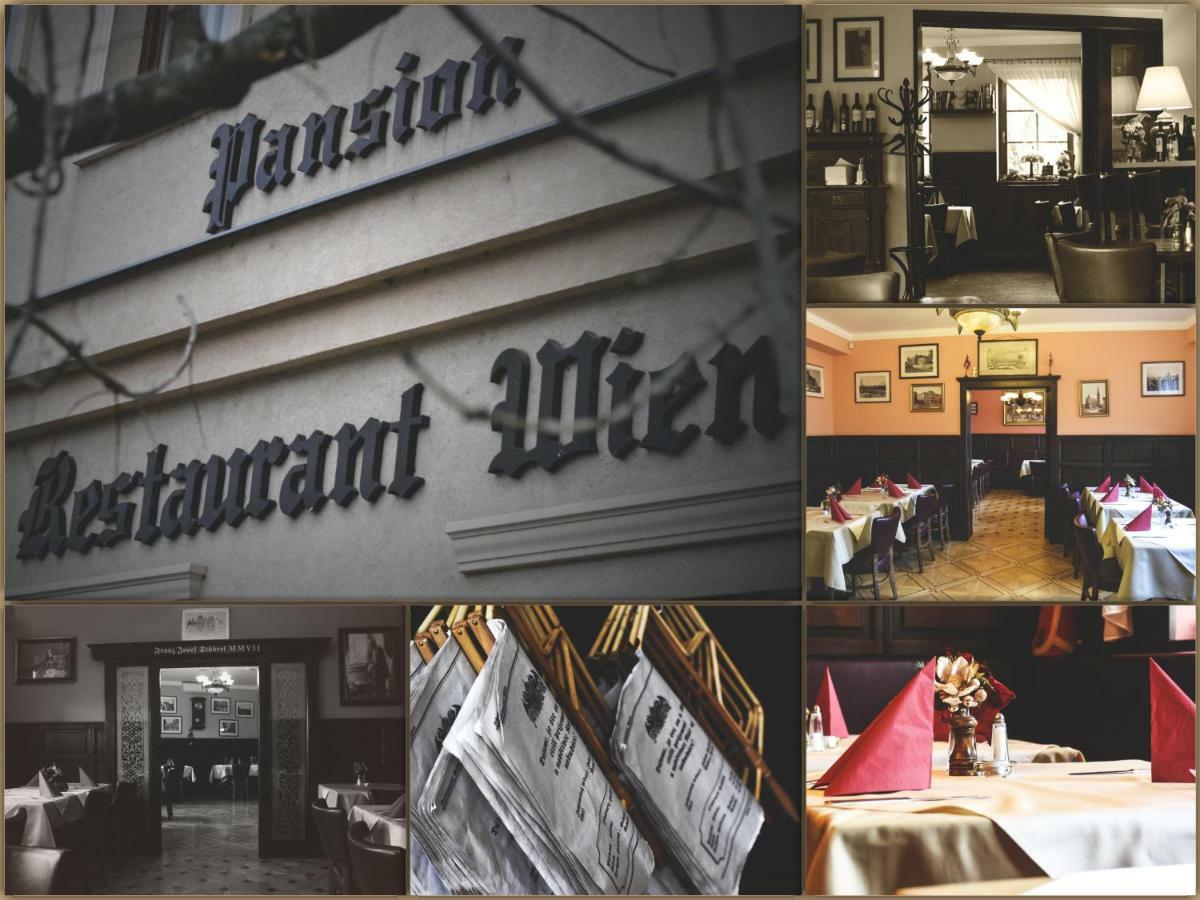 Restaurant Pansion Wien Cierny Brod Ngoại thất bức ảnh