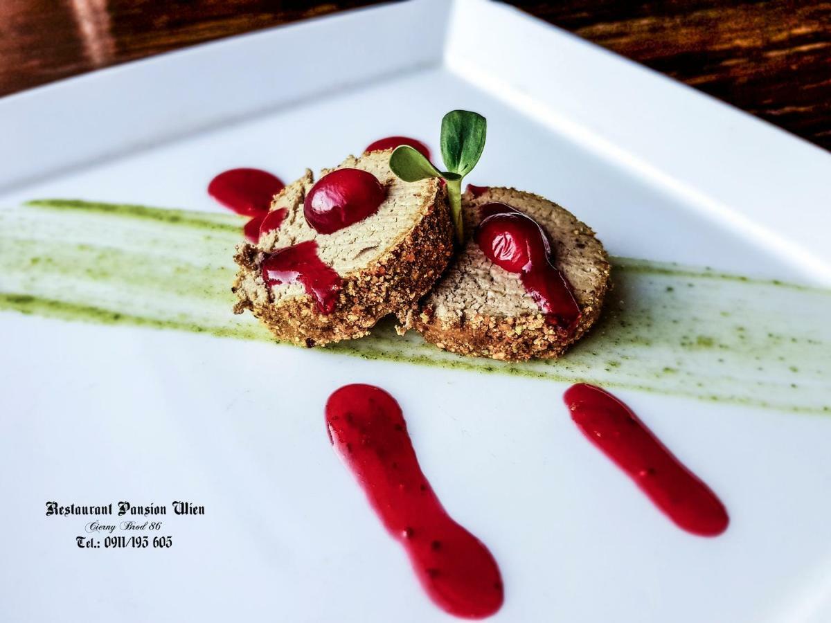 Restaurant Pansion Wien Cierny Brod Ngoại thất bức ảnh