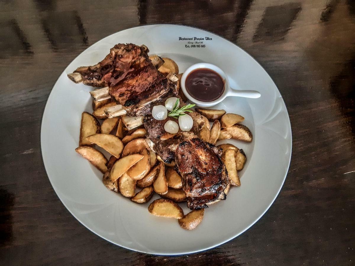 Restaurant Pansion Wien Cierny Brod Ngoại thất bức ảnh